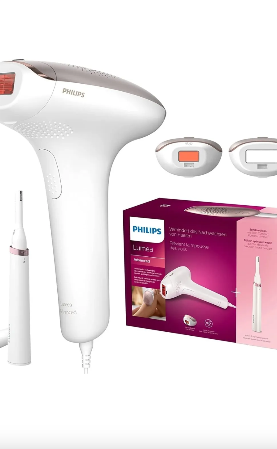 Philips Lumea Advanced Ipl Epilasyon Cihazı(2 Başlıklı, Vücut, Yüz Ve Hassas Düzeltici Ile, Kablolu)