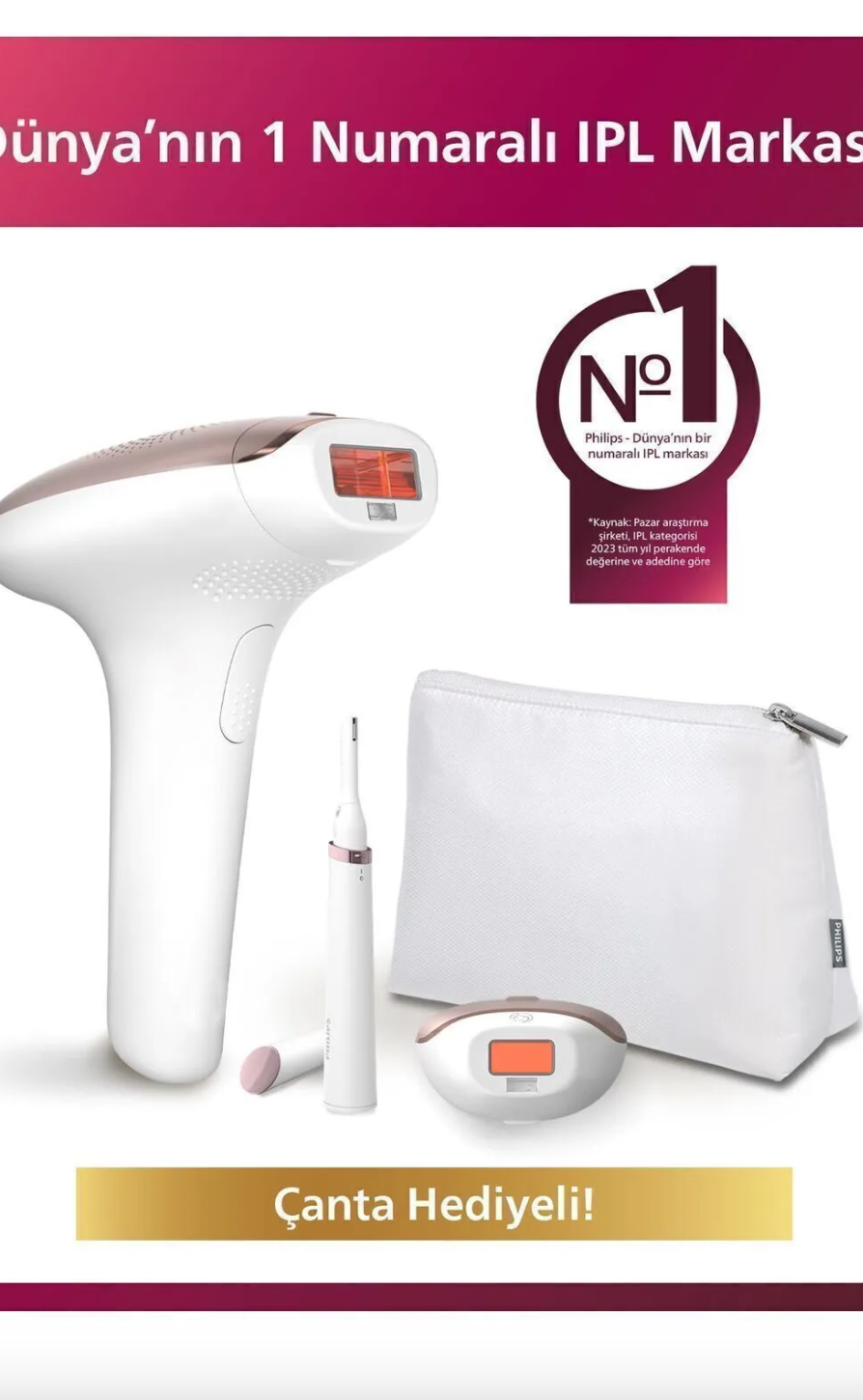 Philips Lumea BRI921/00 Lazer Epilasyon IPL Tüy Alma Cihazı